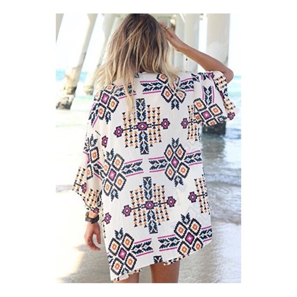 Tribal Print Kimono
